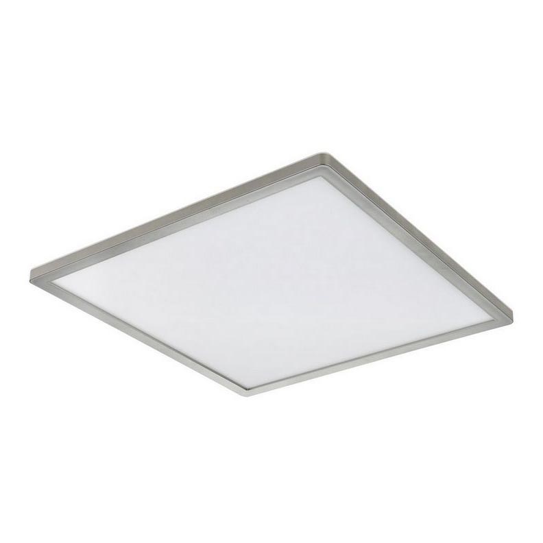 Globo - Стельовий LED світильник для ванної з регулюванням яскравості LED/18W/230V 29,4x29,4 см IP44 матовий хром