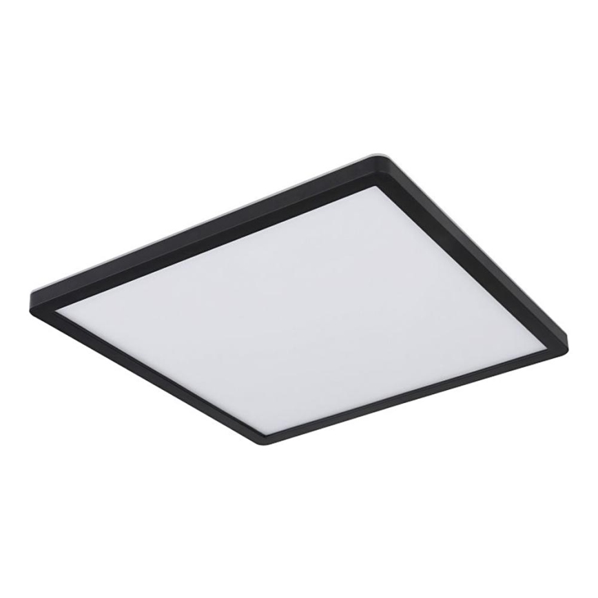 Globo - Стельовий LED світильник для ванної з регулюванням яскравості LED/24W/230V 42x42 см IP44 чорний