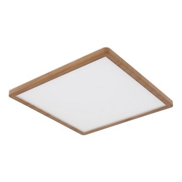 Globo - Стельовий LED світильник для ванної з регулюванням яскравості LED/24W/230V 42x42 см IP44 коричневий