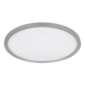 Globo - Стельовий LED світильник для ванної з регулюванням яскравості LED/24W/230V діаметр 42 см IP44 матовий хром