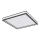 Globo - Стельовий LED світильник LED/12W/230V 30x30 см чорний/білий