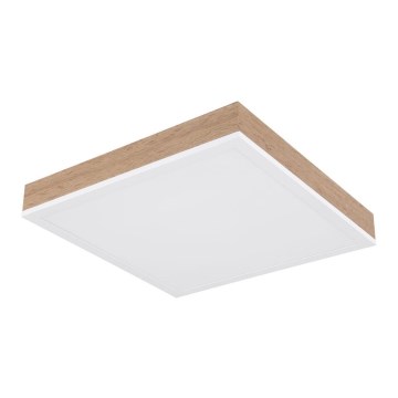 Globo - Стельовий LED світильник LED/12W/230V 30x30 см коричневий