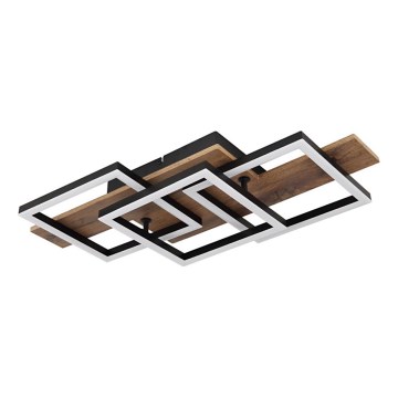 Globo - Стельовий LED світильник LED/24W/230V 3000K 33x58 см коричневий/чорний