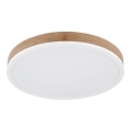 Globo - Стельовий LED світильник LED/24W/230V діаметр 45 см коричневий