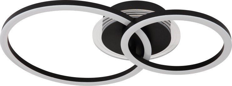 Globo - Стельовий LED світильник LED/30W/230V 2700/4500/6500K діаметр 33x50 см чорний
