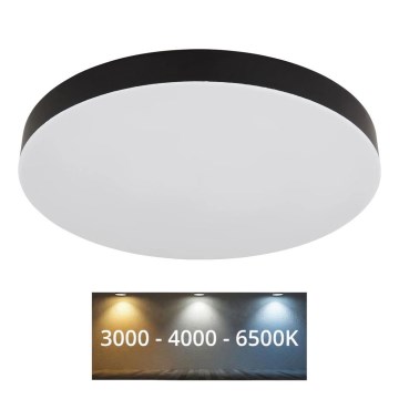 Globo - Стельовий LED світильник LED/36W/230V 3000K/4000K/6500K діаметр 40 см чорний