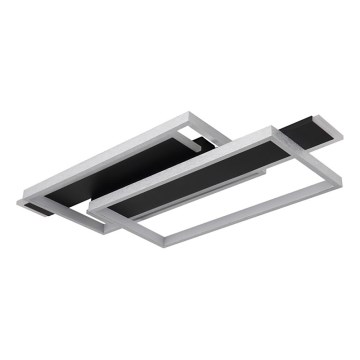 Globo - Стельовий LED світильник LED/40W/230V 62x27 см матовий хром/чорний