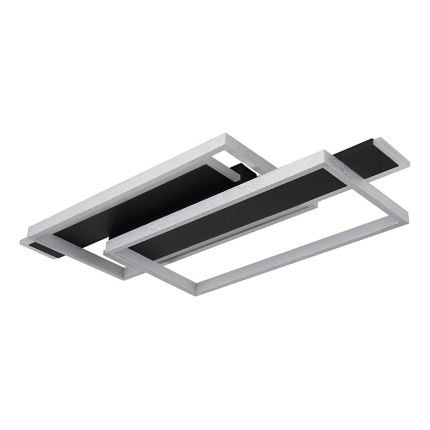 Globo - Стельовий LED світильник LED/40W/230V 62x27 см матовий хром/чорний