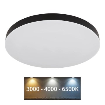Globo - Стельовий LED світильник LED/50W/230V 3000K/4000K/6500K діаметр 50 см чорний