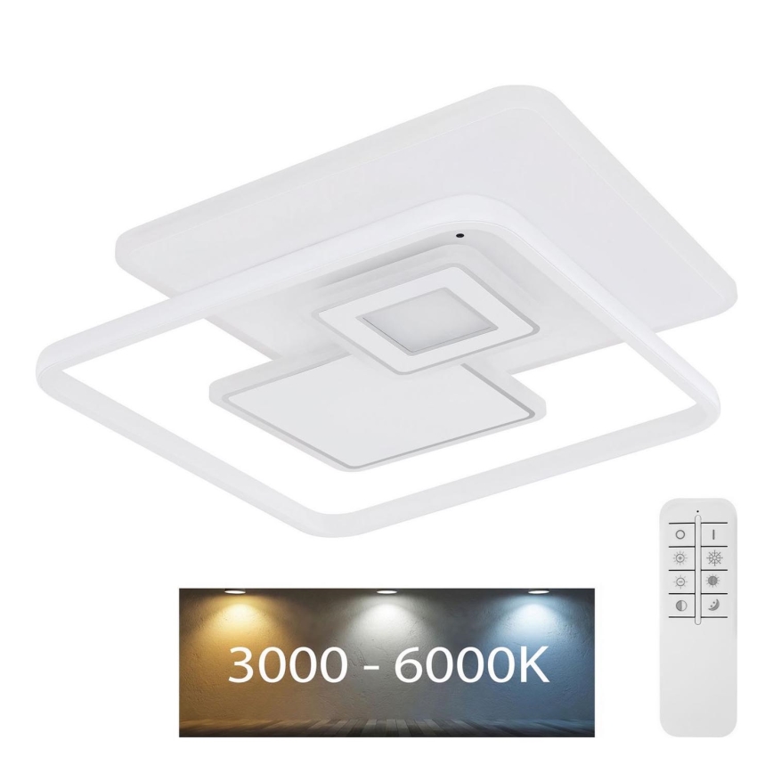 Globo - Стельовий LED світильник з регулюванням яскравості LED/50W/230V 3000-6000K + дистанційне керування