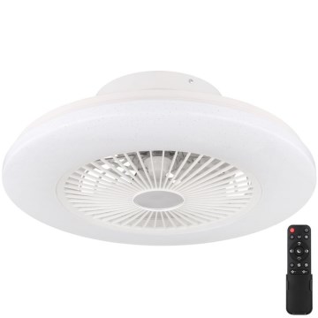 Globo - Стельовий LED світильник з вентилятором та регулюванням яскравості LED/30W/230V 3000-6500K + дистанційне керування