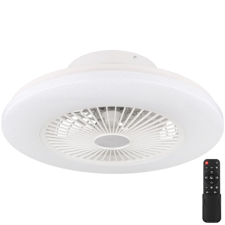 Globo - Стельовий LED світильник з вентилятором та регулюванням яскравості LED/30W/230V 3000-6500K + дистанційне керування