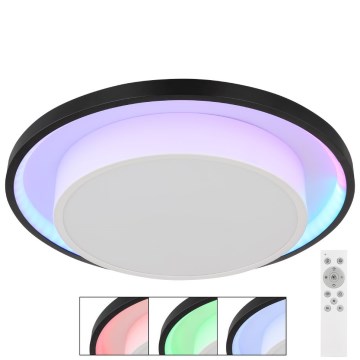 Globo - Стельовий RGBW-світильник з регулюванням яскравості LED/21W/230V 2700-6500K+ пульт дистанційного керування