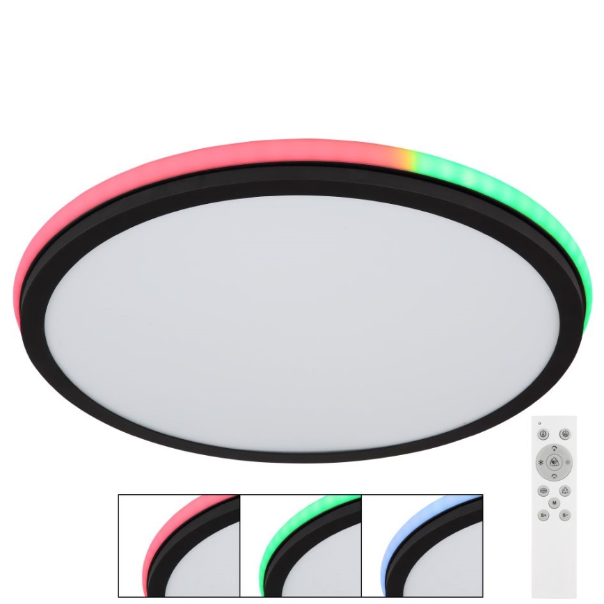 Globo - Стельовий RGBW-світильник з регулюванням яскравості LED/40W/230V 2700-6500K + пульт дистанційного керування