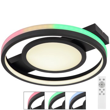 Globo - Стельовий RGBW-світильник з регулюванням яскравості LED/40W/230V 3000-6500K + пульт дистанційного керування