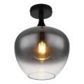 Globo - Стельовий світильник 1xE27/40W/230V димчастий