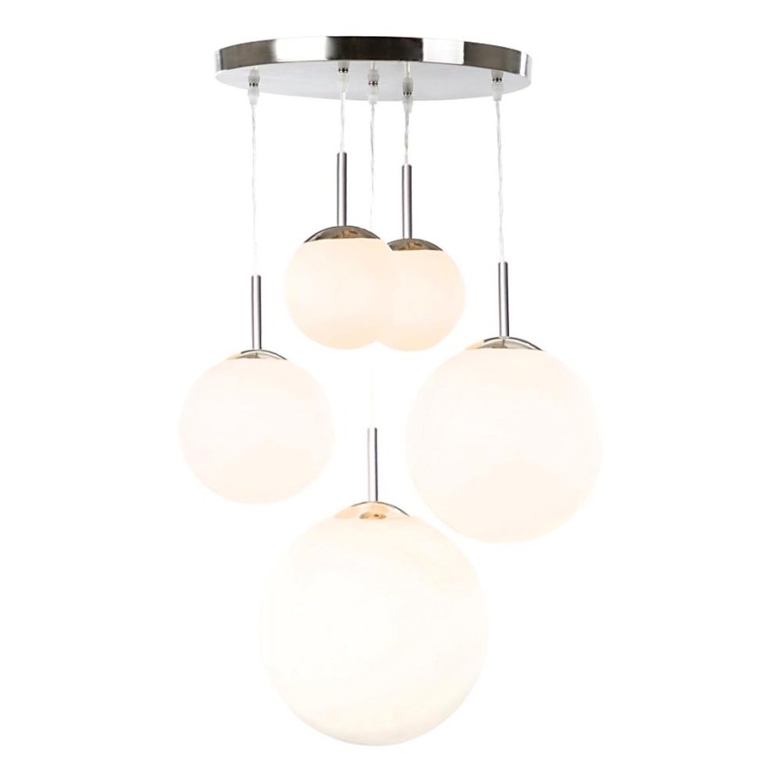 Globo - Стельовий світильник 5xE27/60W/230V