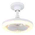 Globo - стельовий вентилятор LED з регульованою яскравістю LED/20W/230V 3000-6500K білий + пульт дистанційного керування