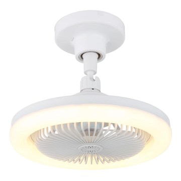 Globo - стельовий вентилятор LED з регульованою яскравістю LED/20W/230V 3000-6500K білий + пульт дистанційного керування