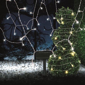 Globo - Светодиодная гирлянда на солнечной батарее 10 м 50xLED/2,4V IP44 600 mAh