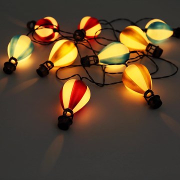 Globo - Светодиодная гирлянда на солнечной батарее 9xLED/0,06W/3V 390 см IP44