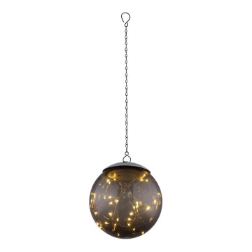 Globo - Светодиодная люстра на цепи на солнечной батарее 20xLED/0,06W/1,2V диаметр 15 см IP44 600 mAh