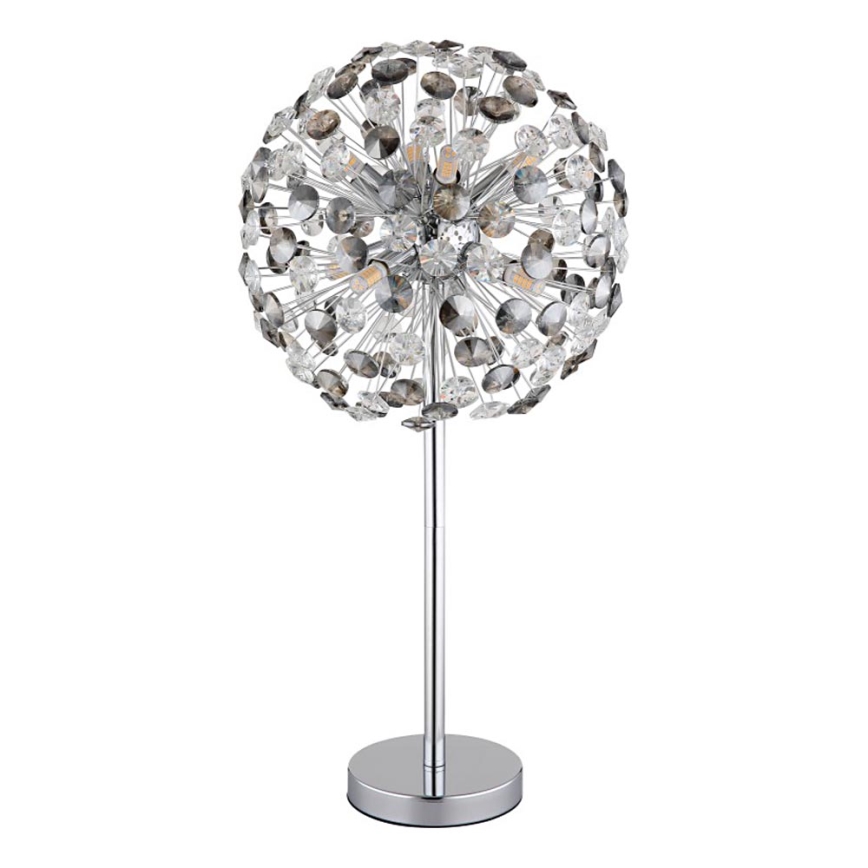 Globo - Светодиодная настольная лампа 8xG9/3,5W/230V блестящий хром