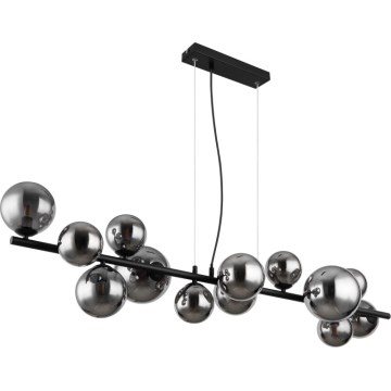 Globo - Светодиодная подвесная люстра 13xG9/3,5W/230V дымчатый/черный