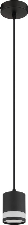 Globo - Светодиодная подвесная люстра 1xGX53/7W/230V 3000K черный