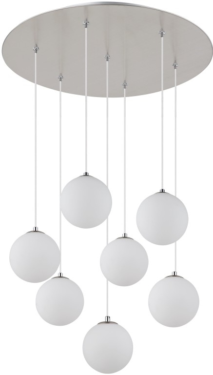 Globo - Светодиодная подвесная люстра 7xG9/3,5W/230V белый