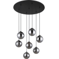 Globo - Светодиодная подвесная люстра 7xG9/3,5W/230V дымчатый/черный