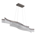 Globo - Светодиодная подвесная люстра LED/35W/230V 3200K матовый хром