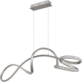 Globo - Светодиодная подвесная люстра LED/40W/230V матовый хром
