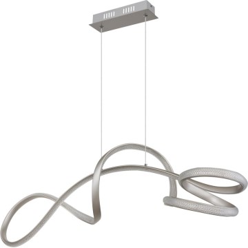 Globo - Светодиодная подвесная люстра LED/40W/230V матовый хром