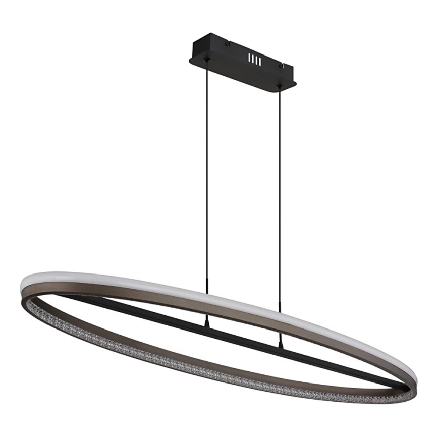 Globo - Светодиодная подвесная люстра LED/60W/230V 3000/4000/6000K коричневый