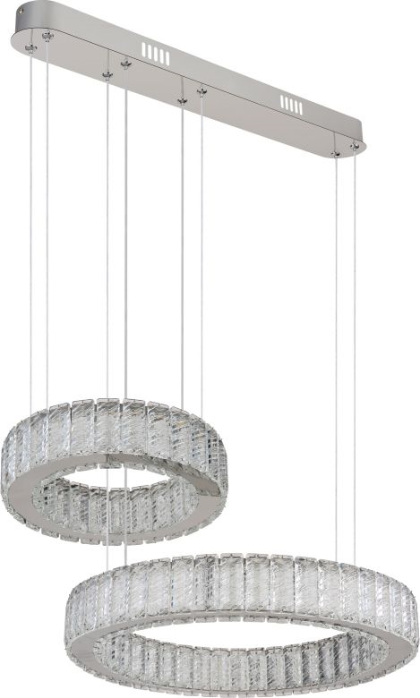 Globo - Светодиодная подвесная люстра с регулированием яркости LED/80W/230V 2700-6000K + дистанционное управление