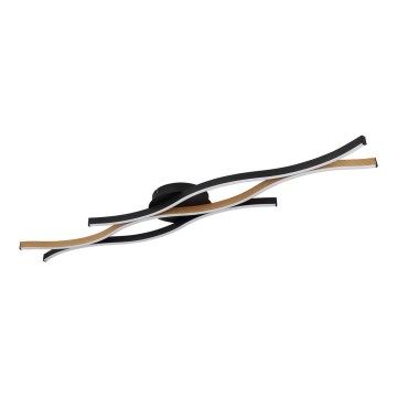 Globo - Светодиодная припотолочная люстра LED/35W/230V черный/коричневый