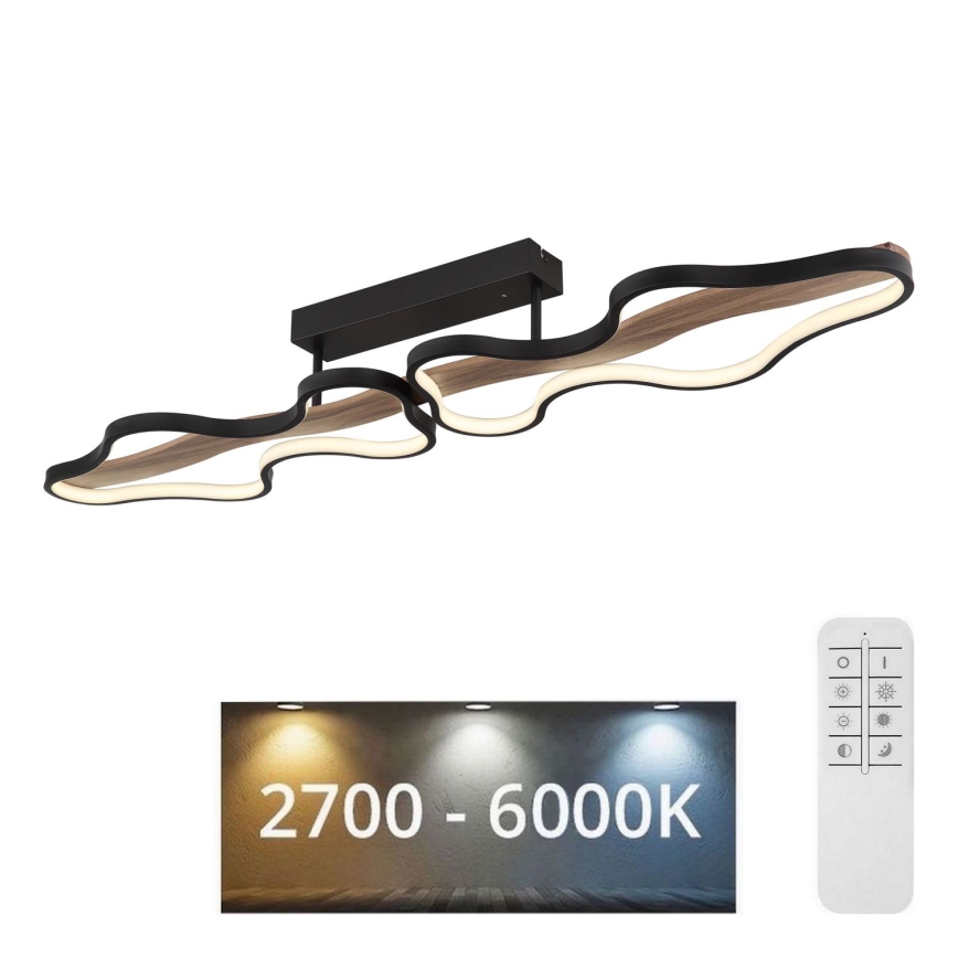 Globo - Светодиодная припотолочная люстра с регулированием яркости LED/36W/230V 2700-6000K + дистанционное управление
