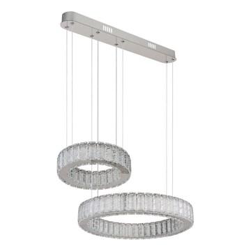 Globo - Светодиодная регулируемая люстра на тросе LED/80W/230V 2700-6000K с дистанционным управлением