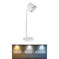 Globo - Светодиодная сенсорная настольная лампа с диммером 4 в 1 LED/6W/3,7V 3000K/4000K/6500K 1500 мАч USB белая