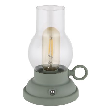 Globo - Светодиодная сенсорная настольная лампа с регулируемой яркостью, аккумуляторная LED/1W/3,7V 1200 мАч зелёная