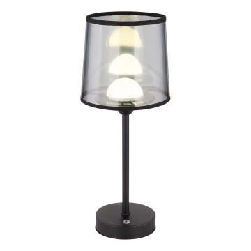 Globo - Светодиодная сенсорная настольная лампа с регулируемой яркостью, аккумуляторная LED/2,5 Вт/3,7 В 2700/4000/6500K 1800 мАч, черная