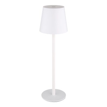 Globo - Светодиодная уличная сенсорная лампа с регулированием яркости LED/3W/3,7V IP44 1800 mAh USB белый