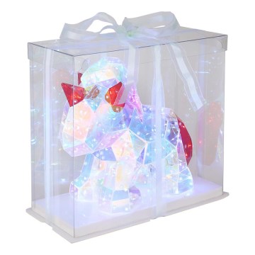 Globo - Светодиодное настольное украшение LED/3W/5V USB единорог