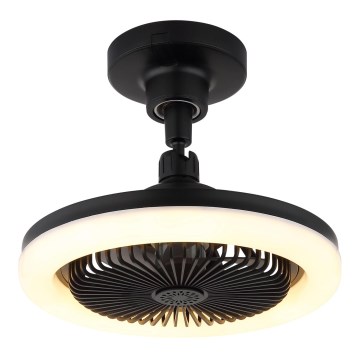 Globo - светодиодный диммируемый потолочный вентилятор LED/20Вт/230В 3000–6500К черный + пульт дистанционного управления