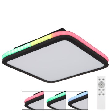 Globo - Светодиодный потолочный RGBW-светильник с регулированием яркости LED/40W/230V 2700-6500K + дистанционное управление