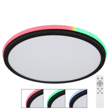 Globo - Светодиодный потолочный RGBW-светильник с регулированием яркости LED/40W/230V 2700-6500K + дистанционное управление