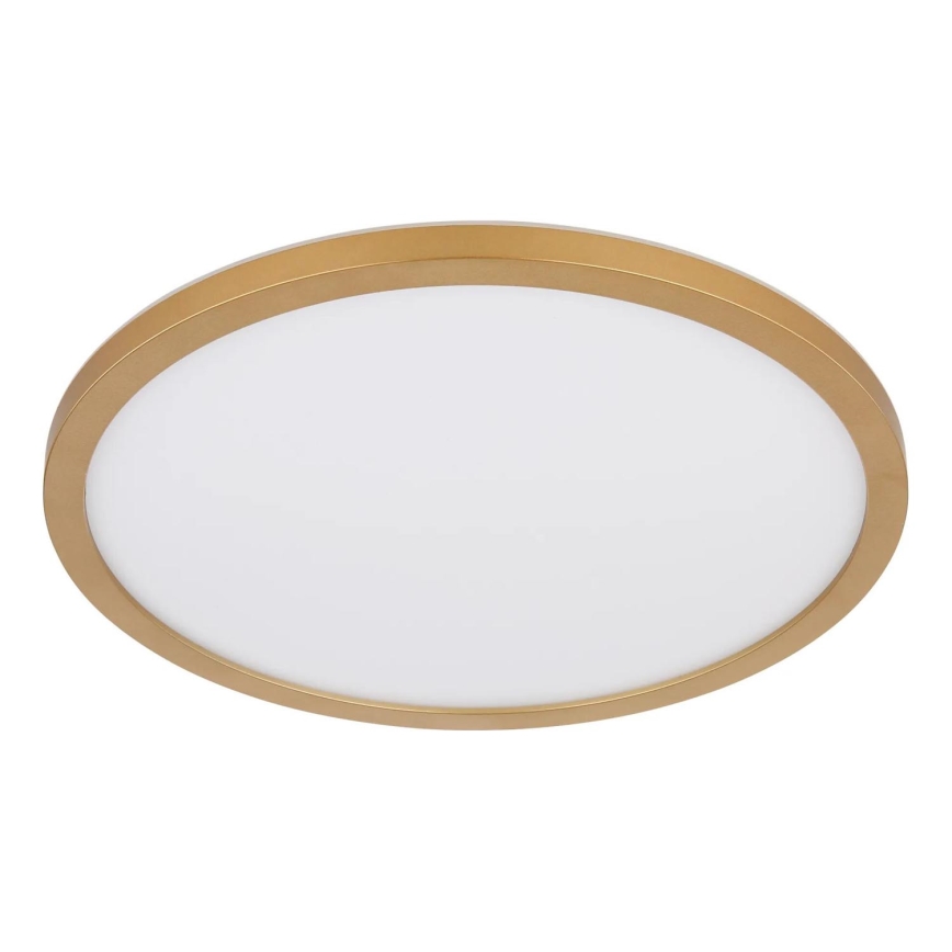Globo - Светодиодный потолочный светильник для ванной комнаты с регулированием яркости LED/18W/230V 3000K IP44 диаметр 29,4 см латунь