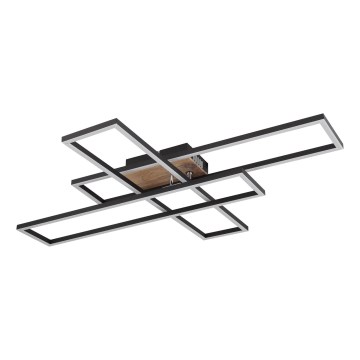 Globo - Светодиодный потолочный светильник LED/40W/230V 3000K 60x80 см черный