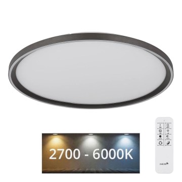 Globo - Светодиодный потолочный светильник с регулированием яркости LED/48W/230V 2700-6000K + дистанционное управление диаметр 50 см